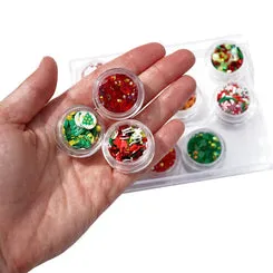 Buttons Galore Holiday Bastelset 12 Dosen Weihnachten