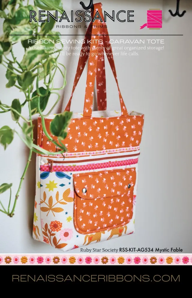 Renaissance Ribbon Mystic Fable Caravan Tote Nähset