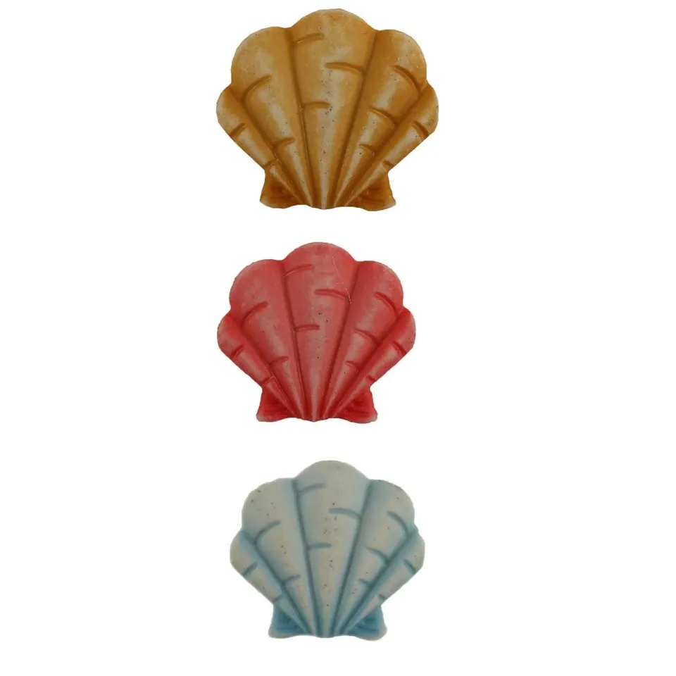 Buttons Galore Fan Shells Knöpfe 3 Stück Muschel 1 Zoll
