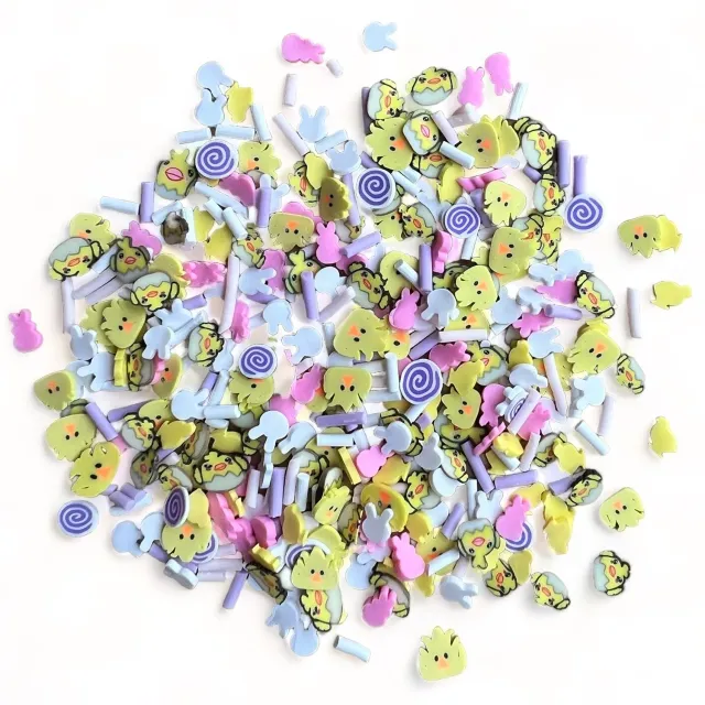 Buttons Galore Sprinkletz Fluffy Friends Bastelstreusel Ostern 12g