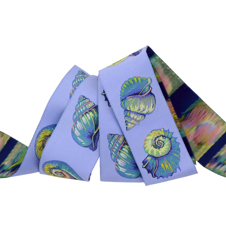 Renaissance Ribbon Floral Reef Lil Shelly Webband 38mm 1 Yard