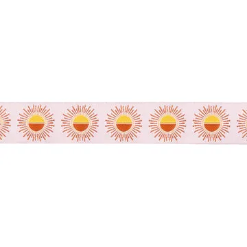 Renaissance Ribbon Sunset Cottage Daylight Blooms Ripsband 7/8 Zoll Rosa 1 Yard