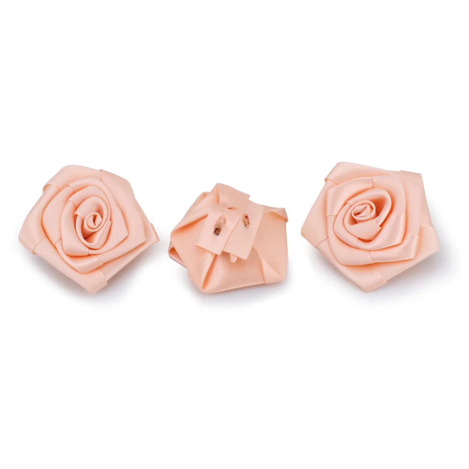Creativery Satinrosen Stoffrosen farbecht waschbar
