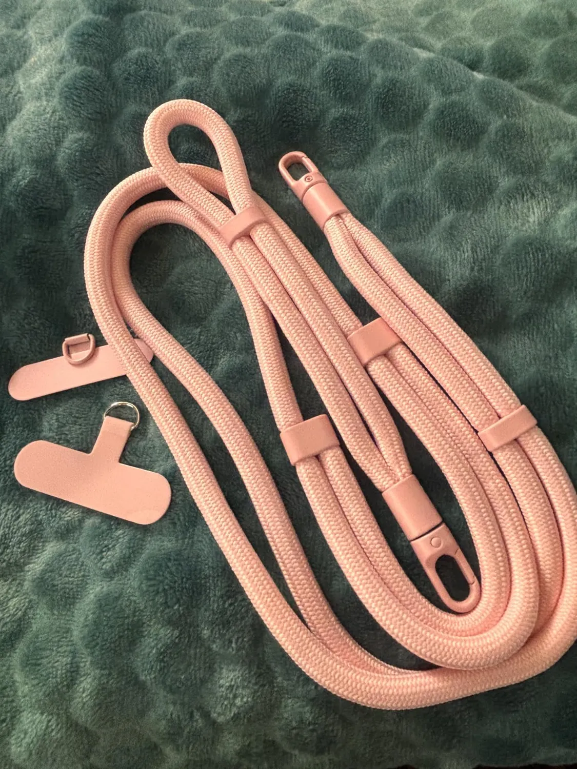 MORSUNBELA Handykette Kurz Handgelenk Rosa 2 Stück