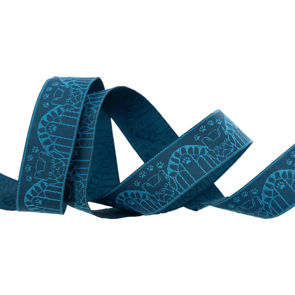 Renaissance Ribbon Dog Park Frenchie Schmuckband 1 Yard Hundemotiv