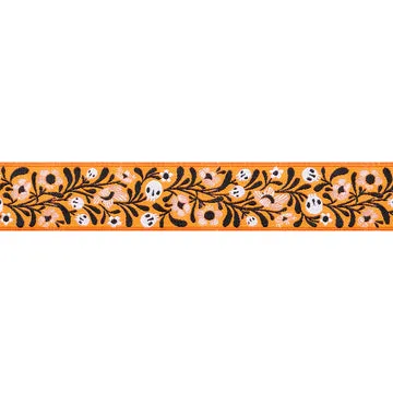 Renaissance Ribbon Witchy Ways Skull Vine Webband 25mm 1 Yard