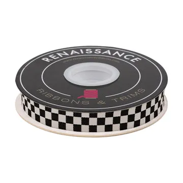 Renaissance Ribbon Mixtape Checker Schmuckband 16mm 1 Yard