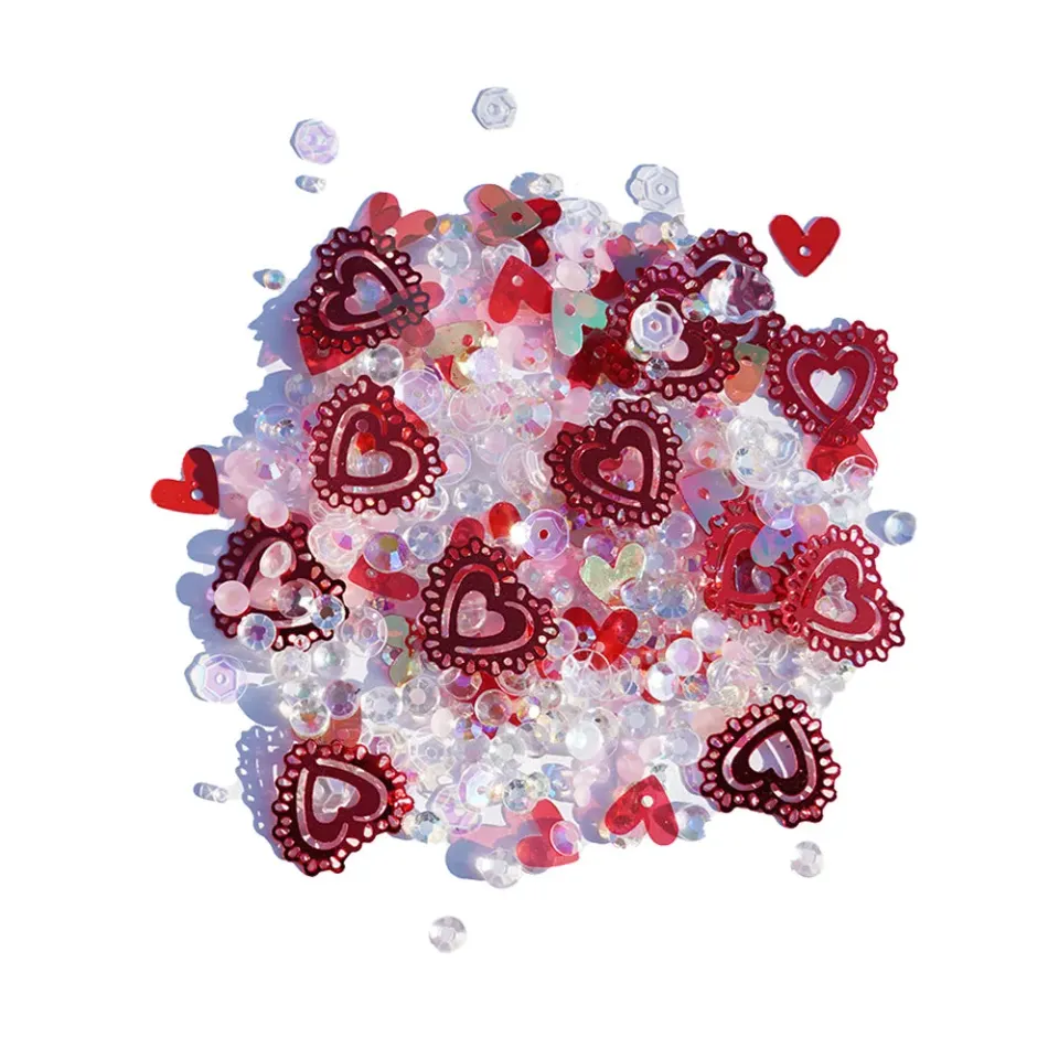 Buttons Galore Sweethearts Sparkletz Streudeko 10 g Herz