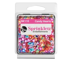 Buttons Galore Sprinkletz Candy Hearts Streuteile 12 g Herzen