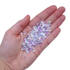 Buttons Galore Sparkletz Snowscape Bastelstreu 10g Schneeflocke
