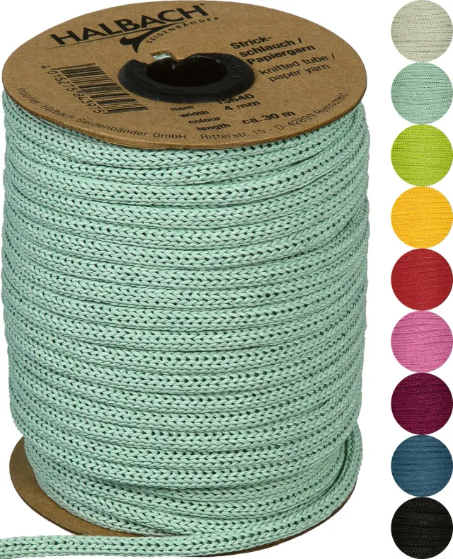 Halbach Papier-Strickschlauch