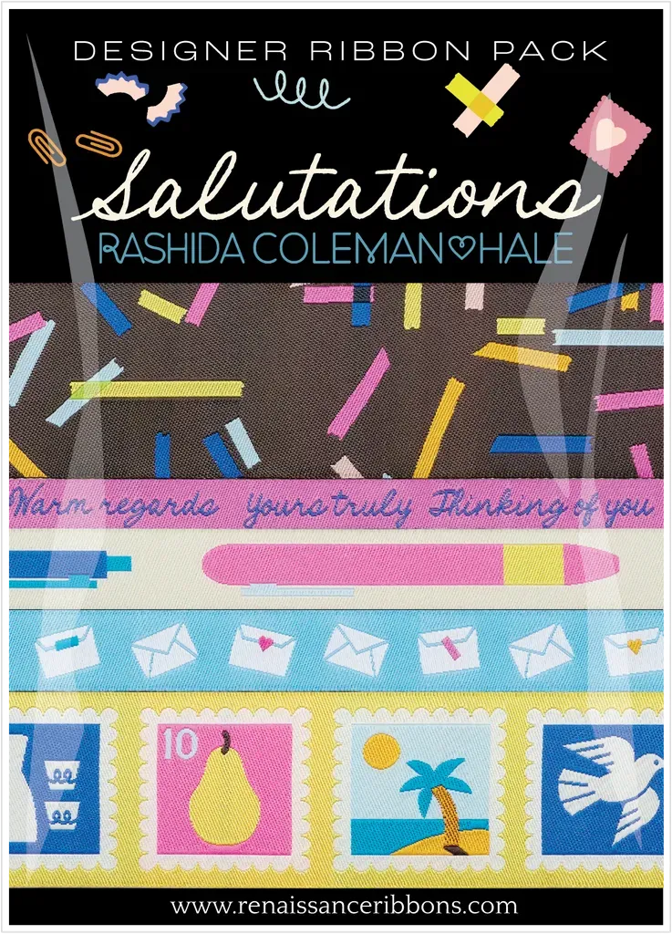 Renaissance Ribbon Salutations Designer Pack Schleifenband 5x1 Yard Set