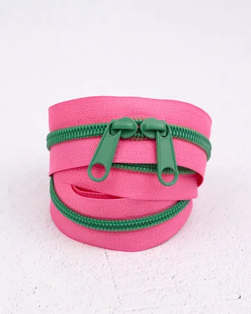 Renaissance Ribbon Dragonfruit Taschenreißverschluss Nr. 5 Doppelzipper