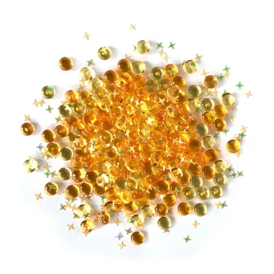 Buttons Galore Shimmerz Sunset Streumix 14g Stern