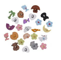 Buttons Galore Zoo Animal Novelty Button Assortment Tierknöpfe 50 Stück