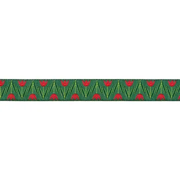 Renaissance Ribbon 12 Days of Christmas Tulips Weihnachtsband 5/8 Zoll