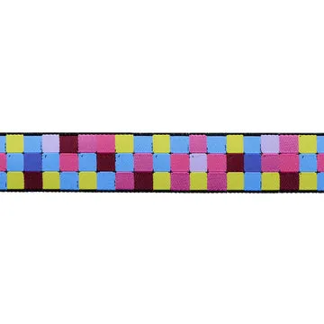 Renaissance Ribbon Glow Garden Pixels Schleifenband 1 Zoll, Polyester