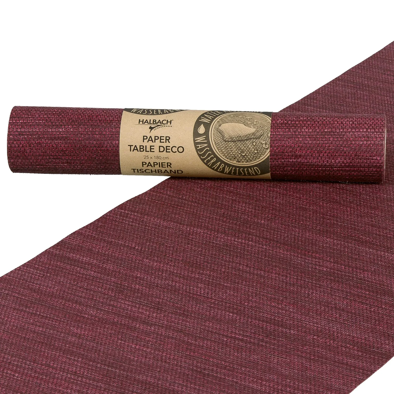 Halbach Papier-Tischband 25 cm x 1,8 m abwaschbar