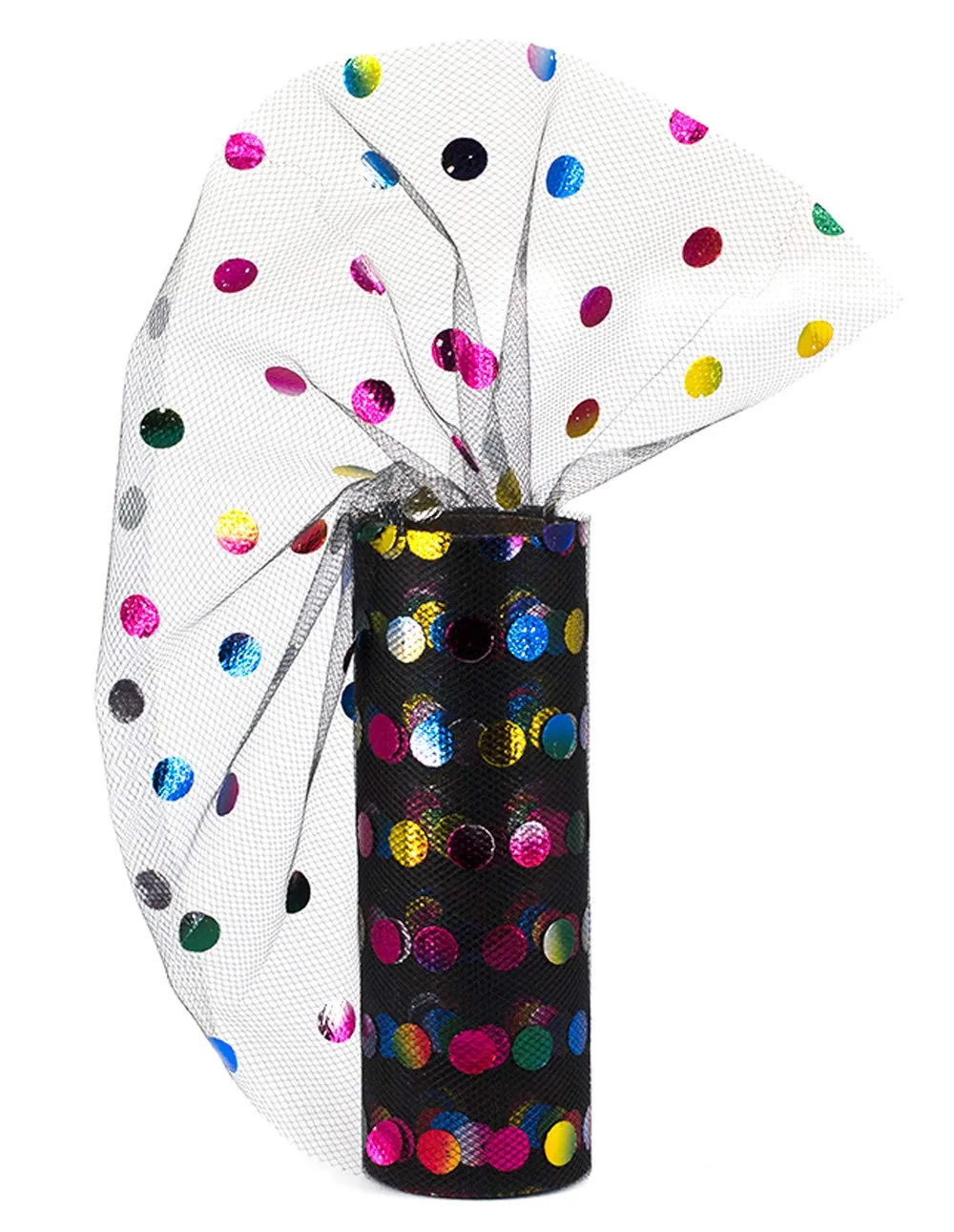 Creativery Tüllrolle Sterne 15 cm x 9 m