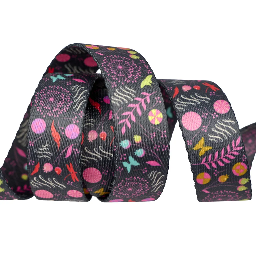 Renaissance Ribbon Prince Charming Dandelion Gurtband Tula Pink