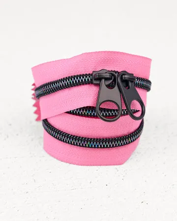 Renaissance Ribbons Pink Frosting Handtaschen-Reißverschluss Nr.5