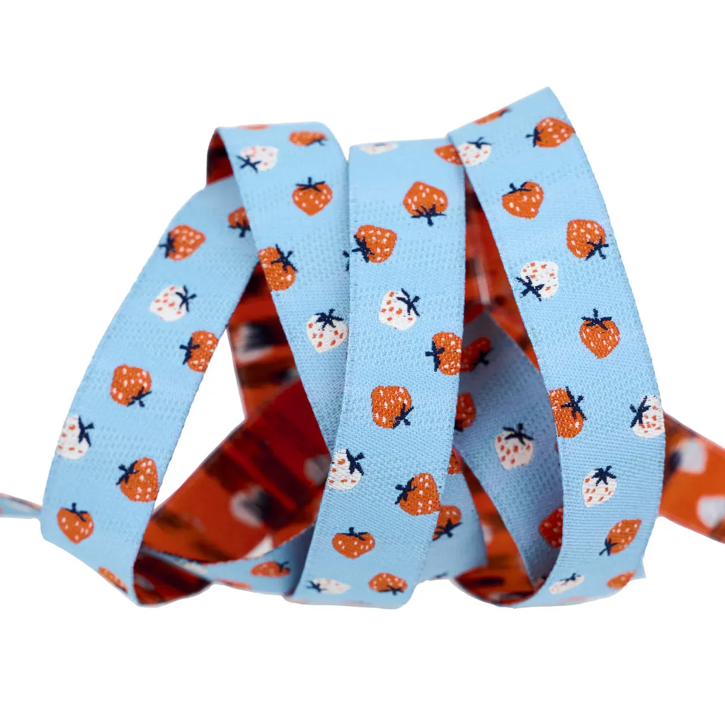 Renaissance Ribbon Strawberry Toss Schmuckband 1 Yard Blumen