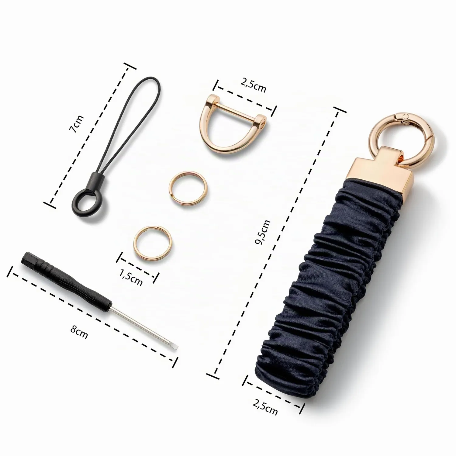 MORSUNBELA Handschlaufe Schlüsselanhänger elastisch