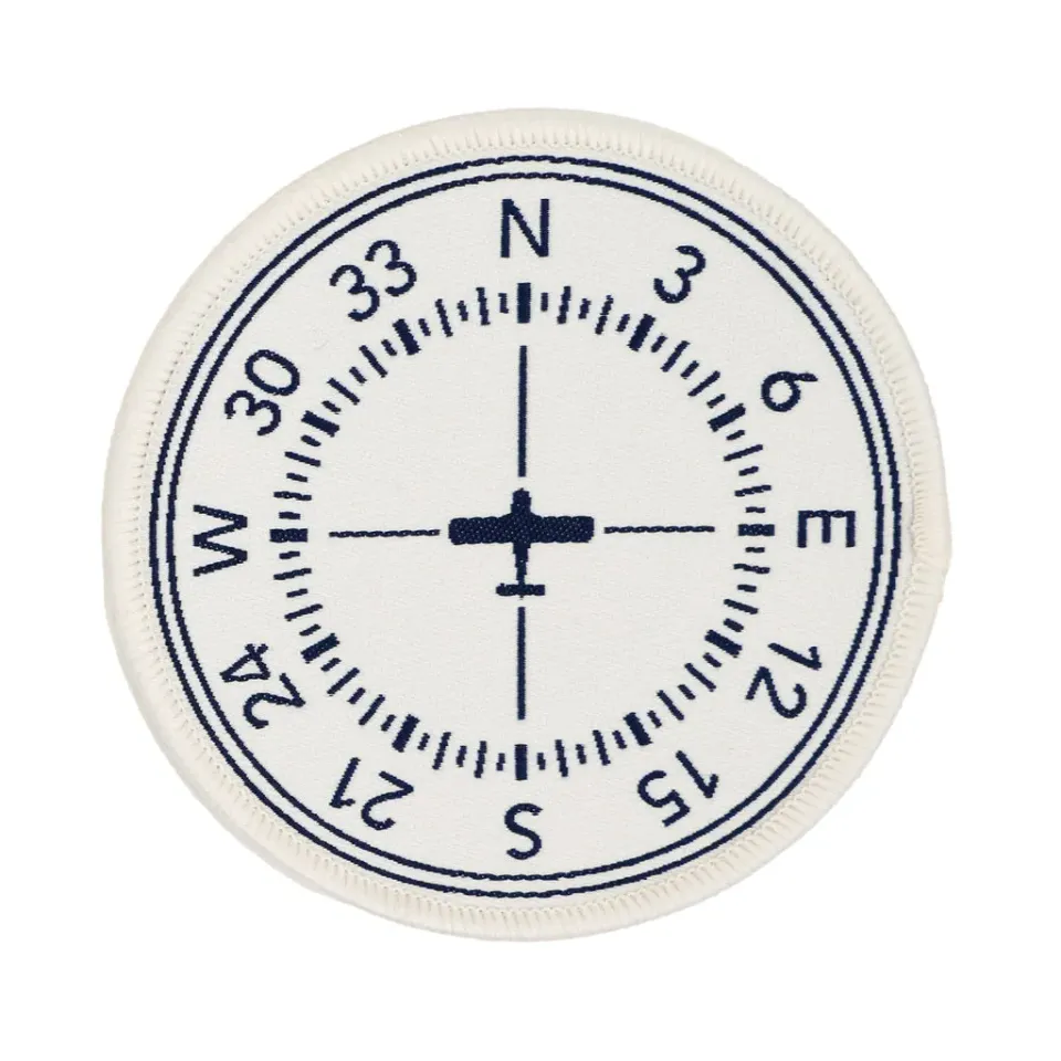 Renaissance Ribbon High Flight Magnetic Compass Aufnäher 76mm